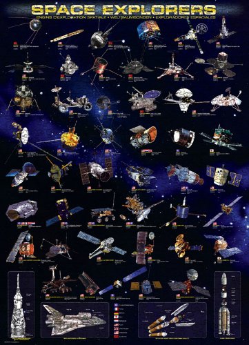 EuroGraphics Space Explorers 1000 Piece Puzzle