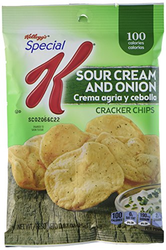 Kellogg's Special K Cracker Chips, Sour Cream and Onion, 0.87 Ounce (Pack of 36)