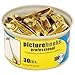 OOK 50671 Professional Picture Hangers, Art Hangers, Padded, Reusable Picture Hooks, 30lb (15 set), Gold