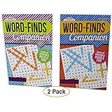 Word find Word Search Puzzle Books (2 Pack) - Digest Size Great for Travel