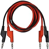 AST Labs Test Lead Banana Plug Male Stackable to Banana Plug [39" / 1 Set]
