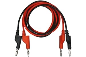 AST Labs Test Lead Banana Plug Male Stackable to Banana Plug [39" / 1 Set]
