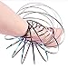 El-fmly Kinetic Rings: Flow Toy, Fidget Slinky, Stainless Steel Springs, 3D Sculpture Magic Game Toy for Kids Adult (5 Inches Rainbow Flow Ring)