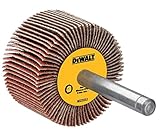DEWALT Flap Wheel, 3-Inch x 1-Inch x 1/4-Inch HP, 240-Grit (DAFE1H2410)