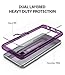 Ringke Fusion Compatible with Galaxy S9 Plus Case Ergonomic Transparent (Drop Defense) PC Back Drop Protection Shock Absorption Cover for Galaxy S 9 Plus (2018) - Orchid Purple