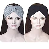 Sweat Wicking Stretchy Fashion Headbands Headwraps Headband Best Looking Head Scarf for Sports Exercise