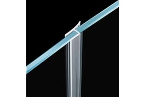 DALRUN Glass Door Side Seal Strip 100 Inch Frameless Shower Door Sweep for 5/16" Framelss Glass Door(Flexible)