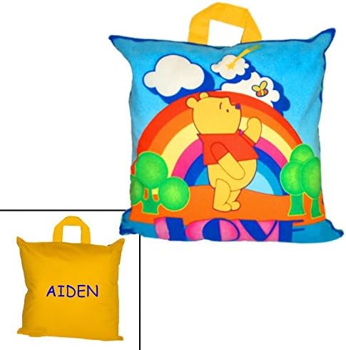 Traveling Pillow for Toddlers - Personalized Kids Nap Time - Made From Winnie the Pooh Fabric