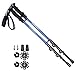 LotFancy Trekking Poles - Ultralight Walking Hiking Sticks for Women Men, Extra Rubber Tips Baskets Included (1 Pair)
