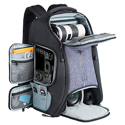 Camera Backpack, Beschoi Waterproof Camera Bag Photography Bag with Tripod Strap and Rain Cover