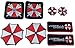 Resident Evil Umbrella Corporation Costume [Set of 8] Patches Free Gift with purchase - By Patch Squad