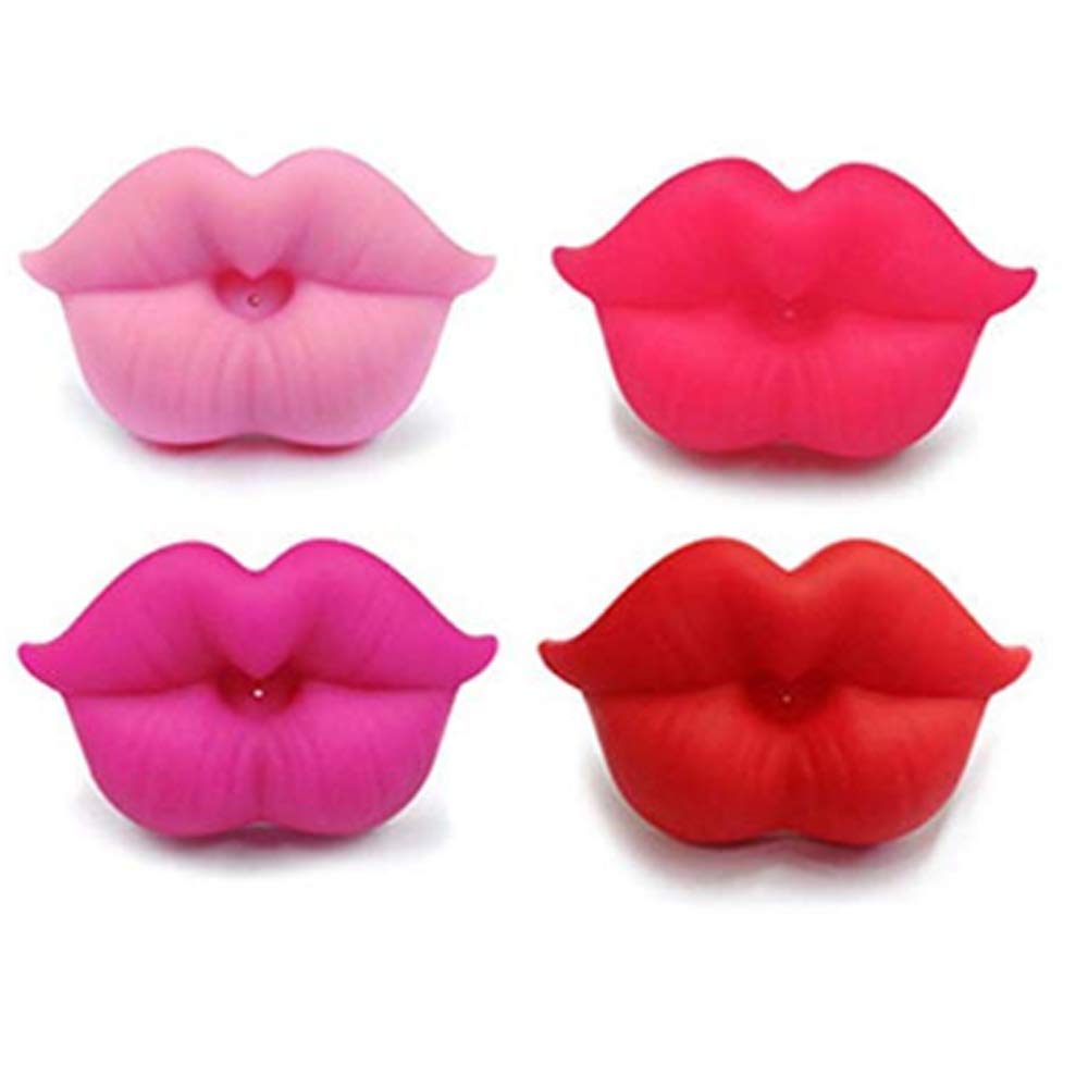 Gijoki Newborn Infants Silicone Pacifier Cute Lip Mouth Baby Soother Pacifier Pacifiers