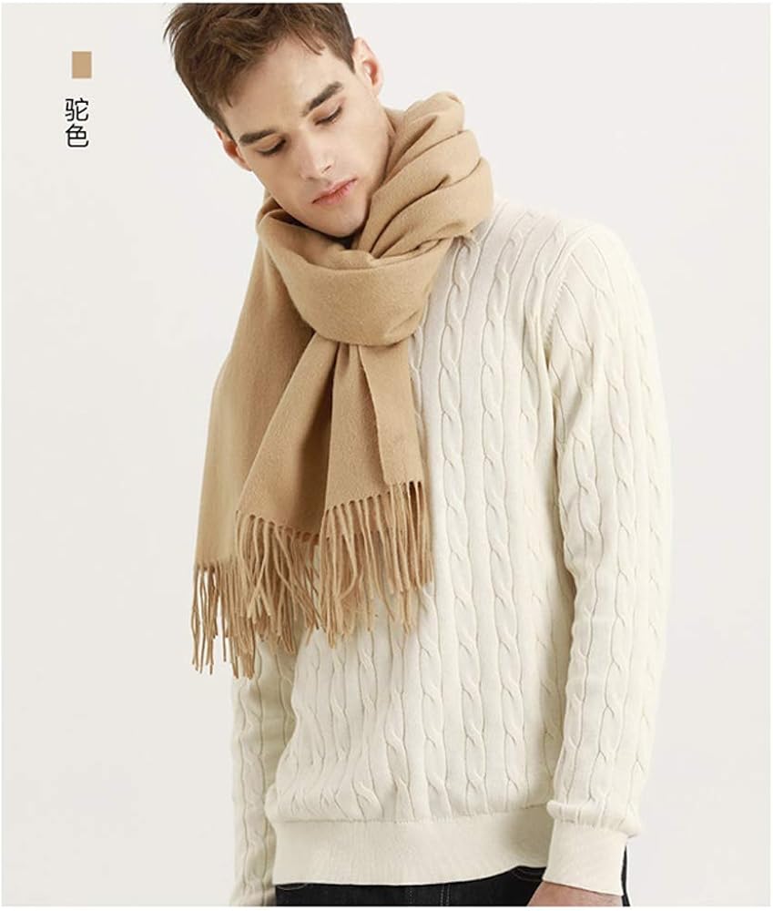 Amazon Sooyi マフラー カシミヤ 大判 ショール ストール メンズ レディース 無地 カシミア100 冬 秋 暖かい 膝掛け スカーフ 男女兼用 防寒防風 大人コーデ ビジネス 結婚式 誕生日 クリスマス 新年 ギフト プレゼント キャメル 330g ストール マフラー 通販