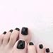Summer Solid Color False Toe Nails Tips 168pcs 7 sets 7 Colors Style Exclusive Nails Collections Colorful