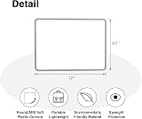 DumanAsen Dry Erase Whiteboard Double Sided Grey 16x12 with Pens Eraser view 2