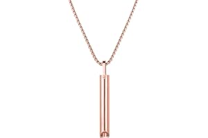 Azusa Sun Anxiety Necklace Stainless Steel Breathing Necklace for Anxiety Relief Breathing Exercise Device for Meditation, Breathwork, Meditation, Relaxing, Calm and Stress Anxiety Relief Gift For Women Men