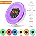 Salute ZJB00221-Wake02-Gm6  Wake Up Sunrise Light Alarm Clock, FM Radio, Sunset Simulator, 6 Natural Sounds, 7 Color Night Light, 11 Mode Brightness, Touch Control, Smart Snooze Function, USB Charger For Heavy Sleepers