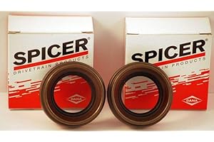 DANA SPICER Two Spicer Front Inner Axle Seals for 03-17 Jeep TJ/JK Wrangler Rubicon Dana 44