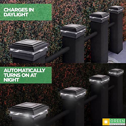 GreenLighting Dual Combo Solar Post Lights Outdoor Deck Fence Post