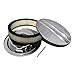Assault Racing Products A6801-4 14 x 3 Round Partial Finned Top Polished Aluminum Air Cleaner Assembly Retro