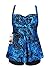 Plus Size Swimsuits for Women Two Piece Tankini Floral Print