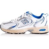 New Balance 530 Blue Oasis Mens Lifestyle Shoes (White/Blue), 6