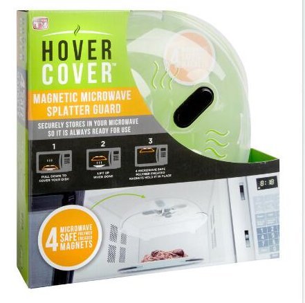 Hover para microondas Tapa Antisalpicaduras, cierre magnético: Amazon.es: Grandes electrodomésticos