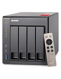 QNAP TS 451 + (versión de 8GB de RAM) NAS personal en la nube de próxima generación de 4 bahías, CPU de cuatro núcleos Intel 2.0GHz con transcodificación de medios