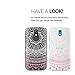 kwmobile Crystal Case Compatible with HTC Desire 526G - Hard Durable Transparent Protective Cover - Indian Sun Light Pink/White/Transparent