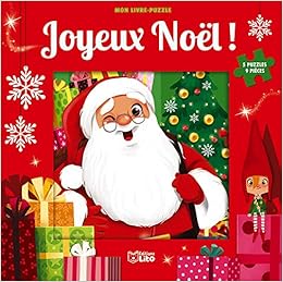 Amazon Fr Mon Livre Puzzle 9 Pieces Joyeux Noel Des 2 Ans Colin Emmanuelle Livres