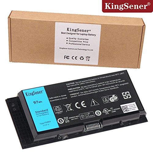 KingSener 97WH Extended Laptop Battery FV993 For Dell Precision M4600 M4700 M6600 M6700 PG6RC R7PND 0TN1K5 FV993 T3NT1