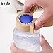 bade home&kitchen Jar and Bottle Opener by, Kitchen Gadgets, Easy Grip Jar Lid and Bottle Opener, Washable, Antibacterial PP Material