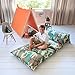 Butterfly Craze Kid's Floor Pillow Bed Cover - Use as Nap Mat, Portable Toddler Bed Alternative for Sleepovers, Travel, Napping, or as a Lounger for Reading, Playing. Cover Only!