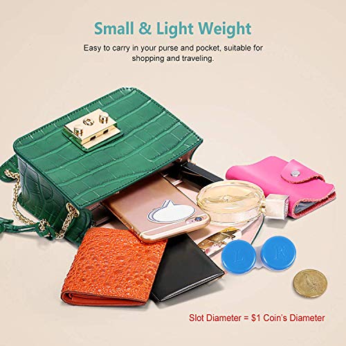 COOLOOK 15 Pack Contact Lens Case Box Holder Container Colorful Contact Lens Travel Case Soak Storage Kit - Thumbnail 6