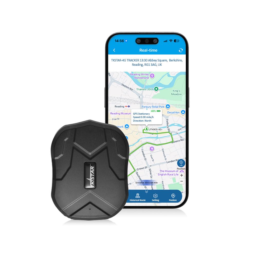 Mini Waterproof GPS Tracking Real Time Live 4G Device Powerful Magnet Long Standby Tracker Locator for Kids Seniors Pets Cars Vans Motorbikes Fleet Taxi Spy - TKSTAR *2026 Model*