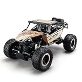 ESGOT ES-V212 RC Car 1:14 2.4GHz 4WD Remote Control Vehicle Rock Crawler Off-Road Truck Gold