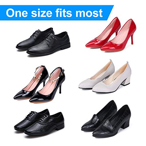 Premium Heel Grips Liner Cushions Inserts (2 Pairs) 4D Heel Pads for Women and Men Loose Shoes, Self-Adhesive Shoe Insoles Foot Care Protector, Prevent Heel Rubbing, Blisters, Slipping Out