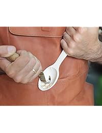 Cuchillo de madera para tallar cucharas kuksa cuencos y tazas   cuchara herramientas de tallado   cuchillo básico para cuchara profesional para cucharas y principiantes