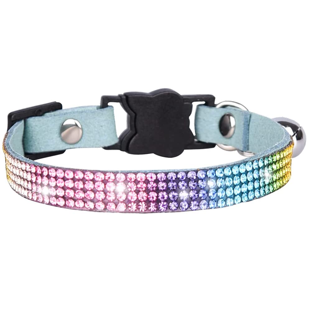 Cute Dazzling Sparkling Dog Cat Rhinestone Collar Adjustable Collars for Dogs Crystal Diamond Pet Dog Puppy Collar for Small Dogs Cat
