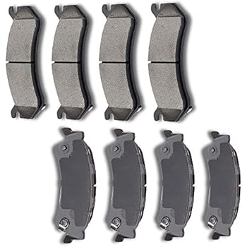 Amazon.com: SCITOO Ceramic Front Rear Disc Brake Pad Set fit for Chevy