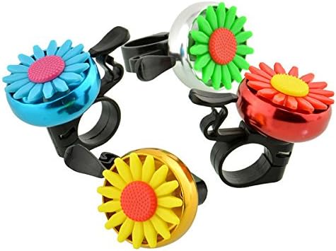 Cute Flower Bike Bicycle Cycling Handlebar Ring Horn Sound Bell Alarm