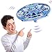Hand Operated Drones for Kids or Adults, 2020 Upgraded Flying Toy Mini Drone Helicopter with 360° Rotating and LED Lights, Hand Controlled Flying Ball Drone Toys for Boys or Girls (Blue)