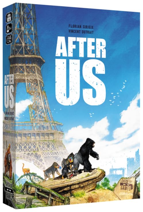 Catch Up Games After Us Board Game - Deck Building & Resource Management for 6 Players