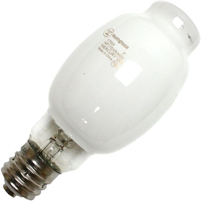 Westinghouse 3740500, 175 Watt E39 Mogul Base, H39 ANSI BT28 Mercury Vapor HID Light Bulb