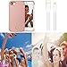 iPhone 7 Case, iPhone 8 Case, AUYOUWEI LED Illuminated Selfie Light Case Cover [Rechargeable] Light Up Luminous Selfie Flashlight Cell Phone Case for iPhone 7 / 8 (Rose Gold)