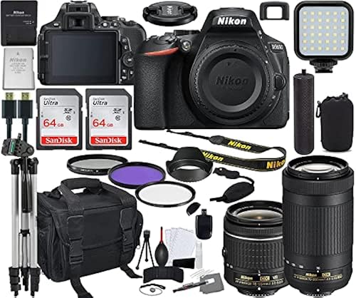 Nikon Nikon D5600 DSLR Camera with 18-55mm and 70-300mm Lens