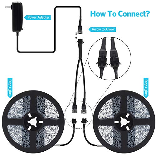 JMKMGL 80ft WiFi LED Strip Lights, Music Sync Color Changing Lights Works with Alexa Google Assistant Controlled by Smart APP, Ultra-Long 24m 720LEDs RGB Tape Light for Bedroom, Room, Kitchen, Bar