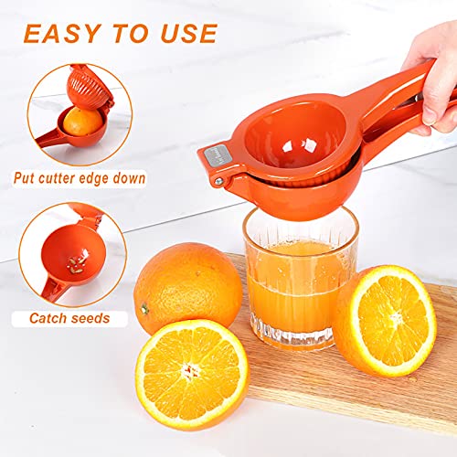 Manual Citrus Juicer set of 3 Including Orange Squeezer, Lemon Squeezer