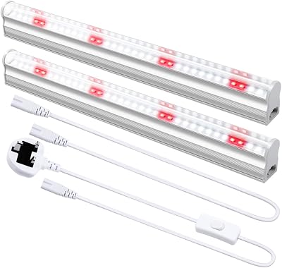 Tekmelau Led Grow Light Bar Indoor Plants Sunlight White Red 8/28 Bar