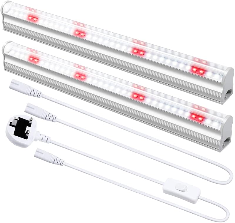 Tekmelau Led Grow Light Bar Indoor Plants Sunlight White Red 8/28 Bar